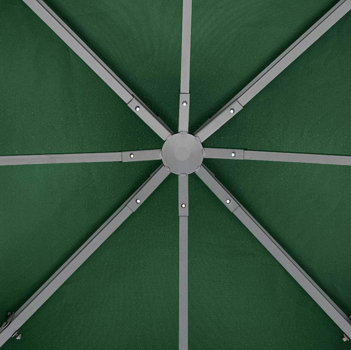 ERSATZDACH für Pavillon 300/300 cm wasserabweisend mit UV-Schutz und Doppeldach, Grün - Grün, Textil (300/20/300cm) - Redom