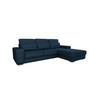 ECKSOFA Nevio In Scala - Dunkelblau, Holzwerkstoff/Textil (312/202cm) - Fun Möbel