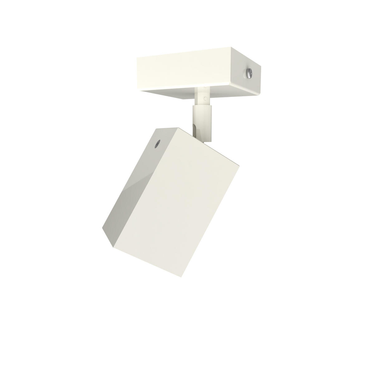 DECKENLEUCHTE - Weiß Hochglanz, Metall (7.6/7.6/17cm) - Lumicom