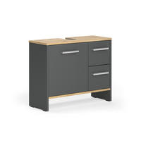 DOLNÍ SKŘÍŇKA POD DŘEZ Karli Antracit - medově dubová/antracitová, kompozitní dřevo (70.2/57/27.9cm) - Vicco