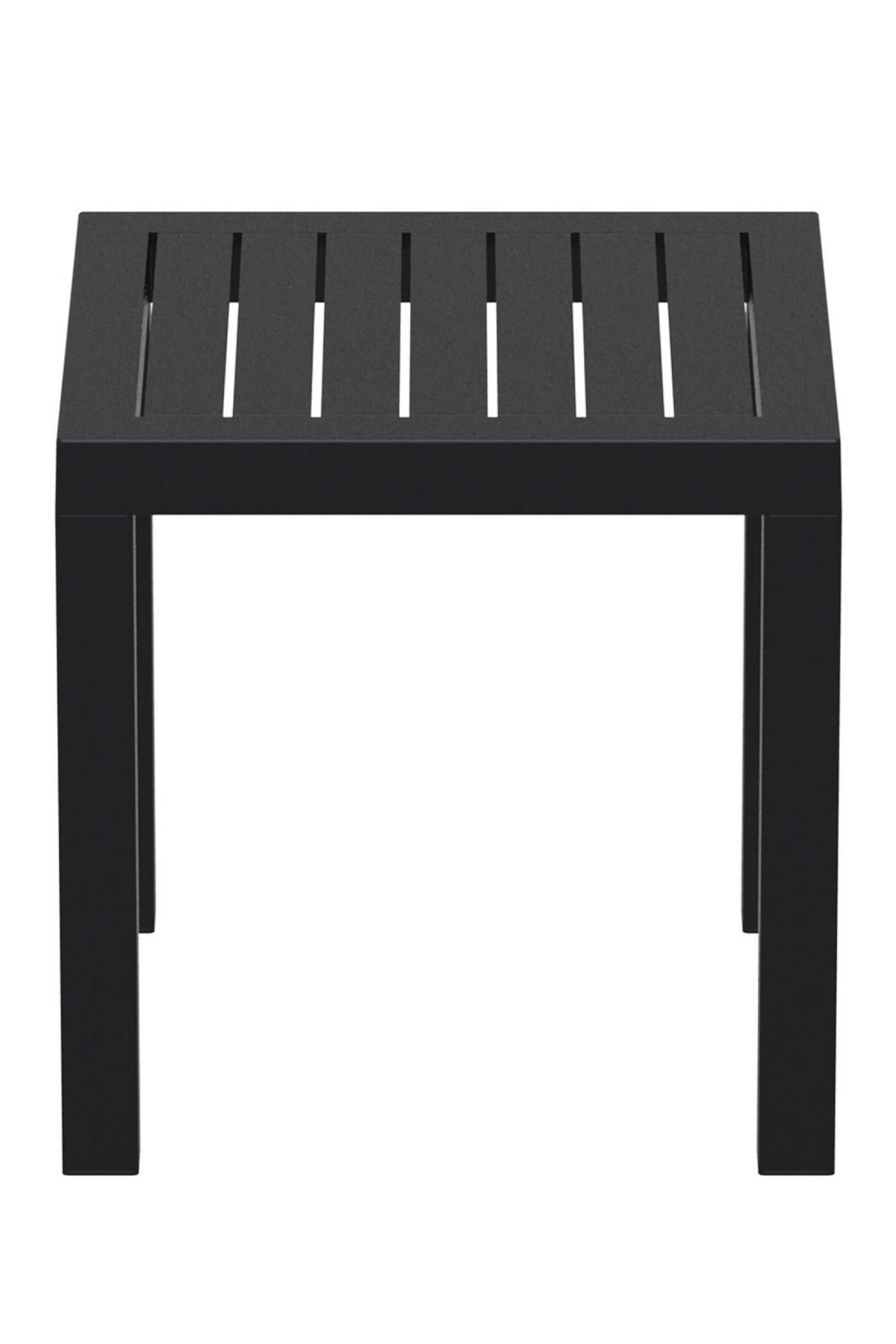 GARTENTISCH/BEISTELLTISCH Ocra schwarz - Schwarz, Kunststoff (45/45/45cm) - TPFGarden