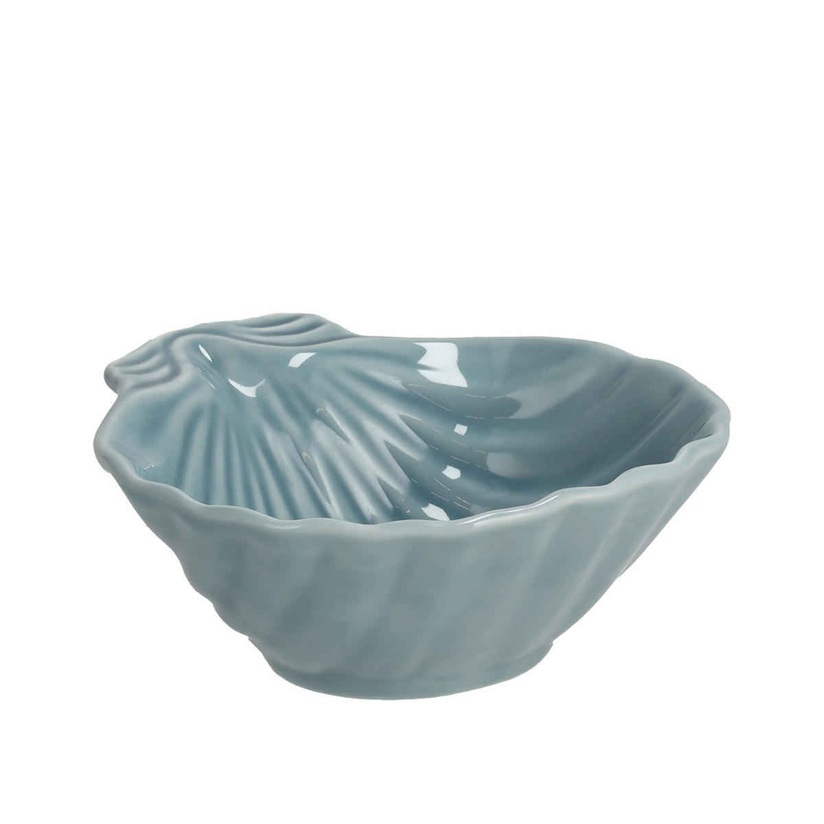 MINI-SCHALE Flush - Hellblau, Keramik (11.6/4.8/12cm) - home&you