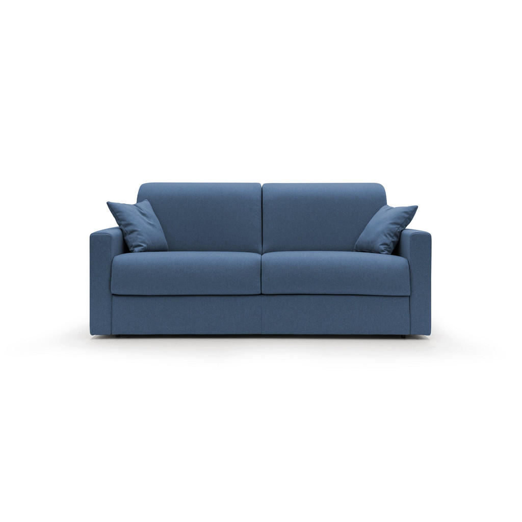 Thumbnail - Divani.store Schlafsofa, Blau, Textil, 186x90x96 cm, Wohnzimmer, Sofas & Couches, Schlafsofas