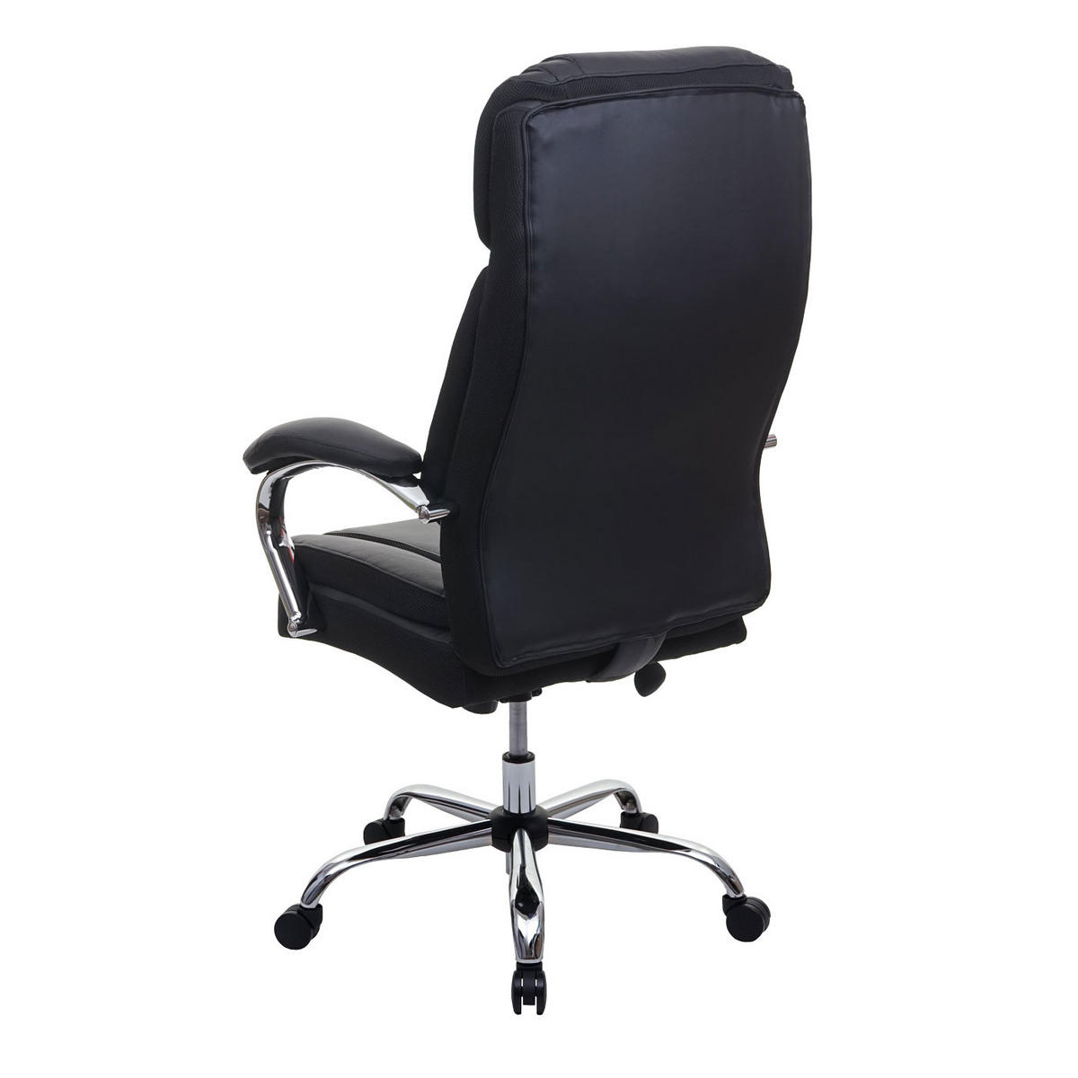 XXL BÜROSTUHL Schwarz - Schwarz, Textil (76/130/74cm) - MCW