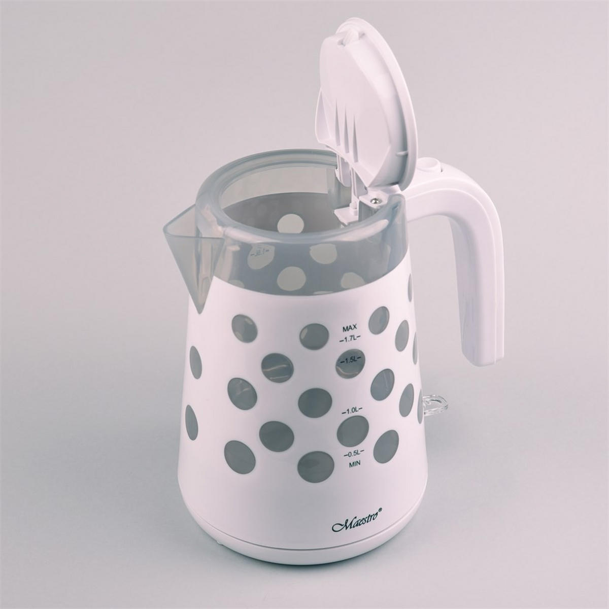 WASSERKOCHER ELEKTRISCH Weiß 20/20/22 cm MR045WHITE - Weiß, Metall (20/22/20cm) - Maestro 