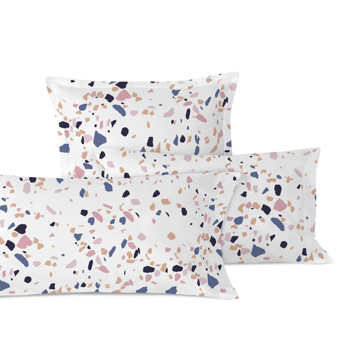 KISSENBEZUG terrazzo 80x80 cm mehrfarbig - Multicolor, Textil (80/80cm) - Happy Friday