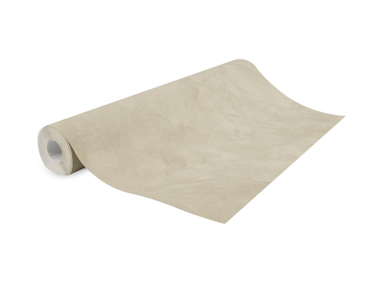 SUPERFRESCO Easy Fleece-Tapete CONCRETE UNI BEIGE - Beige, Papier/Kunststoff (52/1000cm) - Superfresco Easy