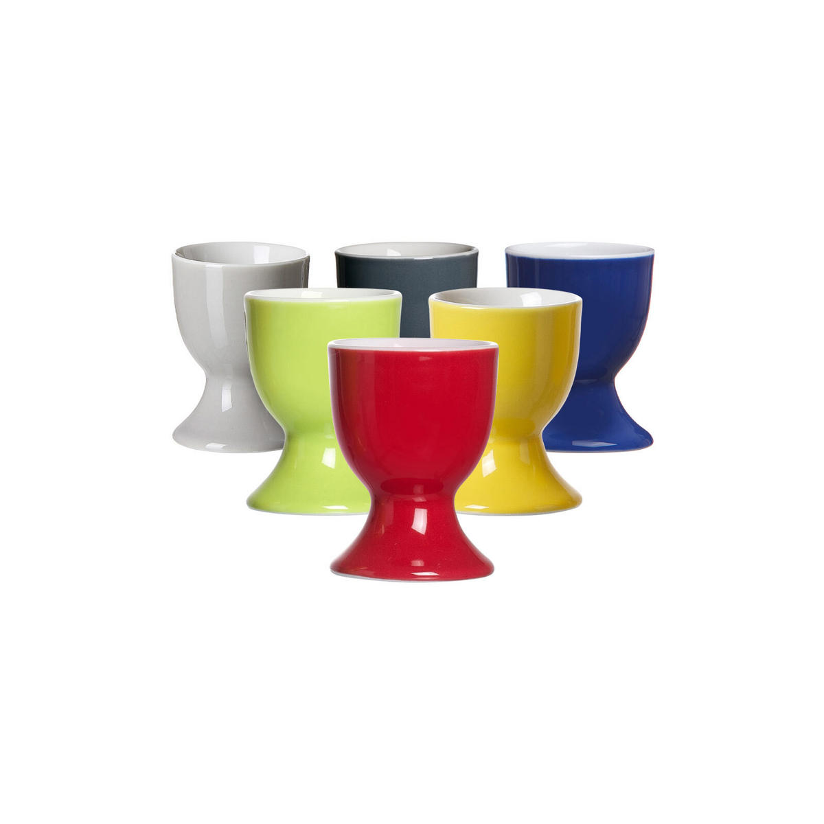 EIERBECHER Doppio bunt ø 5 cm 6er Set - Multicolor, Keramik (5/6/5cm) - Ritzenhoff Breker