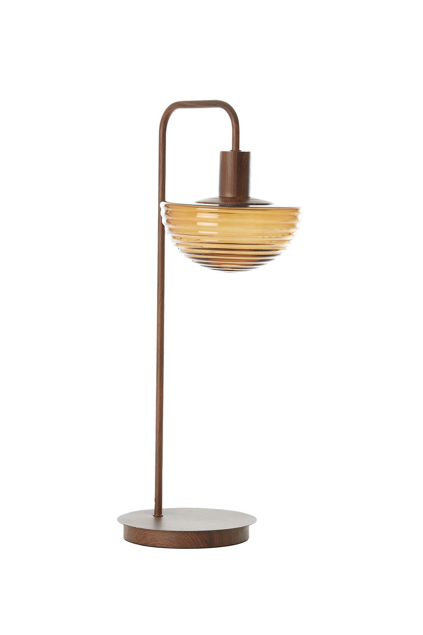 TISCHLAMPE Baylie Braun Ø30/61 cm - Braun, Metall (30/20/61cm) - Light & Living