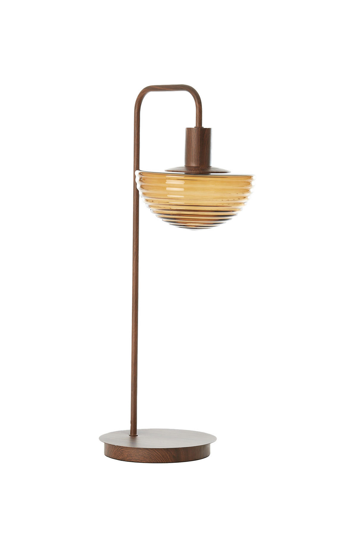 TISCHLAMPE Baylie Braun Ø30/61 cm - Braun, Metall (30/20/61cm) - Light & Living