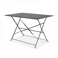 GARTENTISCH ausziehbar, Grau - Grau, Metall (70/110/71cm) - Oviala