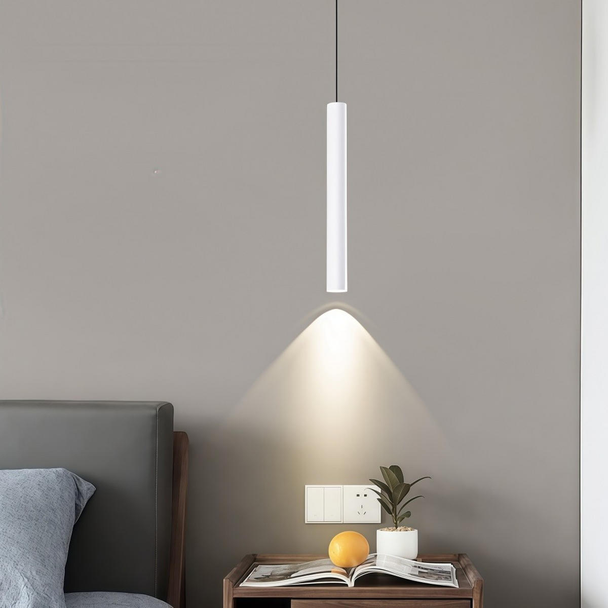 PENDELLEUCHTE LED Metall Weiß 2er-Set, Deckenlampe 30cm - Weiß, Metall (6/30/6cm) - Weltevree