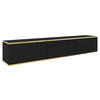 TV-LOWBOARD Oro I - Schwarz, Holzwerkstoff (175/30/32cm) - MIRJAN24