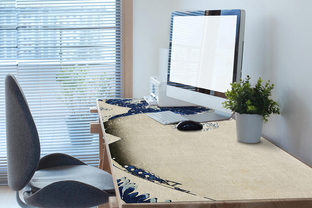 SCHREIBTISCHUNTERLAGE 100x50 cm Beige - Beige, Kunststoff (1.6/100/50cm) - ArtPrintCave