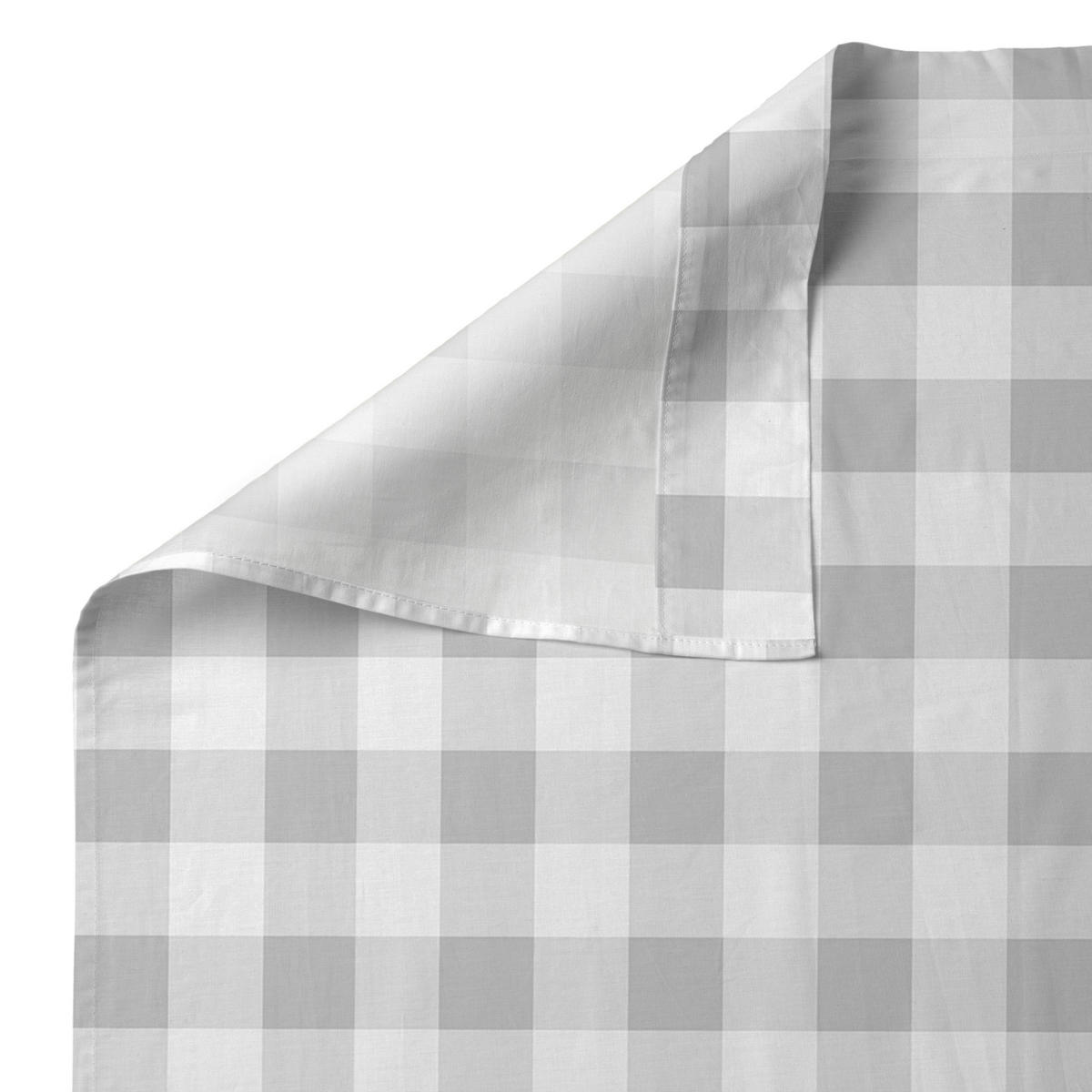 BETTWÄSCHE 2er-Set teiliges vichy 160x270 cm grau - Grau, Textil (160/270cm) - Happy Friday