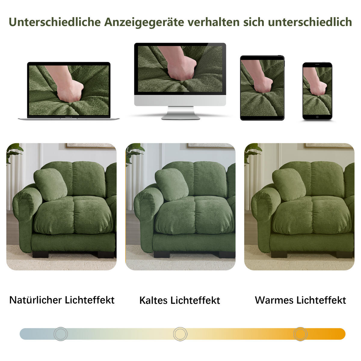 ECKSOFA 330/149/90 cm Grün Cord mit mobiler Ottomane und 2 kleinen Dekokissen - Grün, Textil (330/149cm) - Oxeza