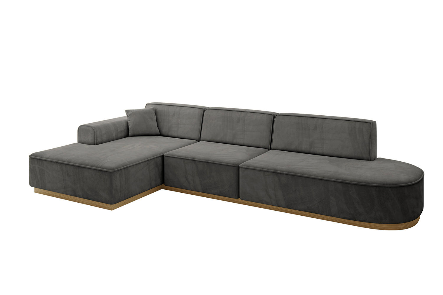 Altdecor Ecksofa Anthrazit 327x165 cm