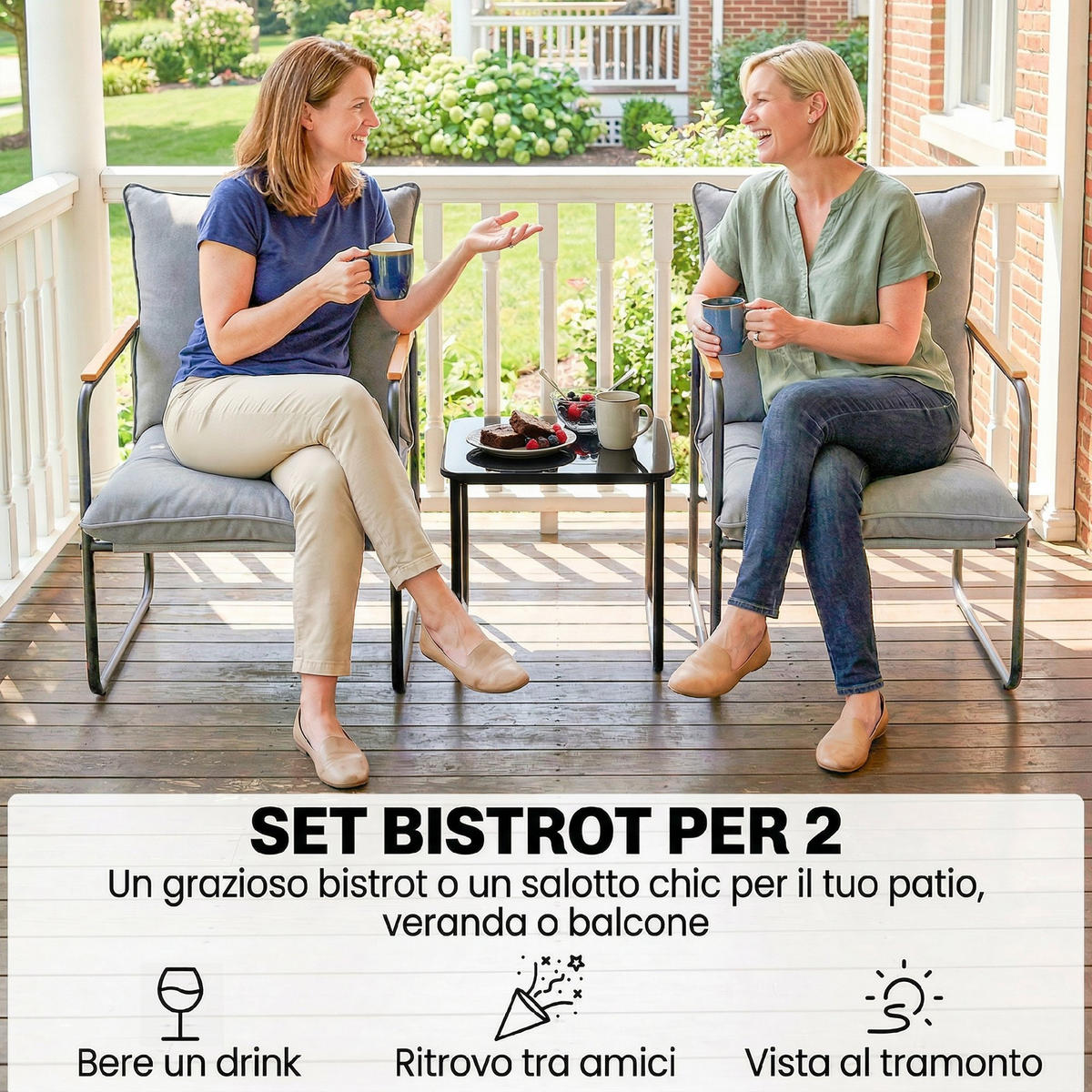GARTEN-BEISTELLTISCHSET Dunkelgrau 3 Stück - Dunkelgrau, Metall (73/59/72cm) - GiPP