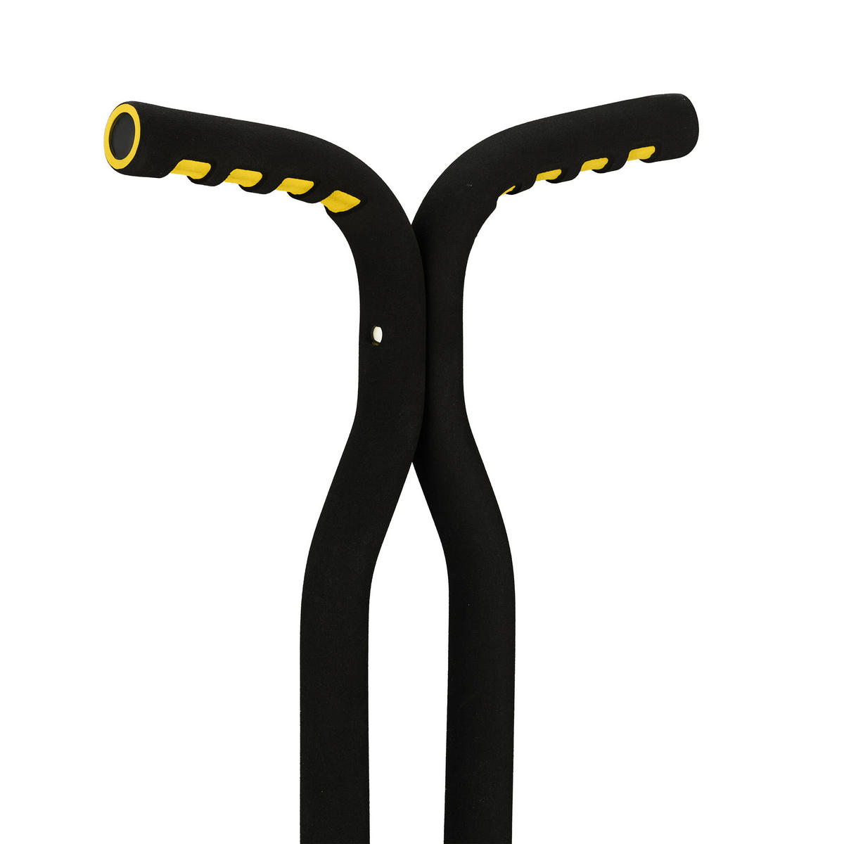 POGO-STICK - Gelb, Kunststoff/Textil (29/6cm) - Relaxdays