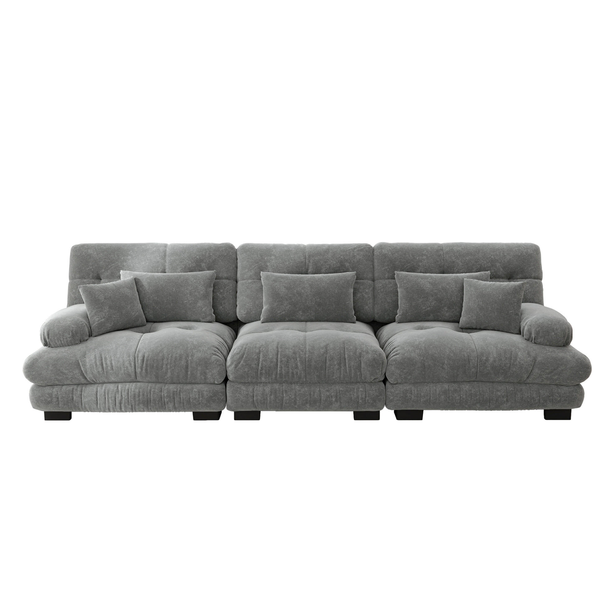 Ivmeu Sofa Grau 313x81x77 cm