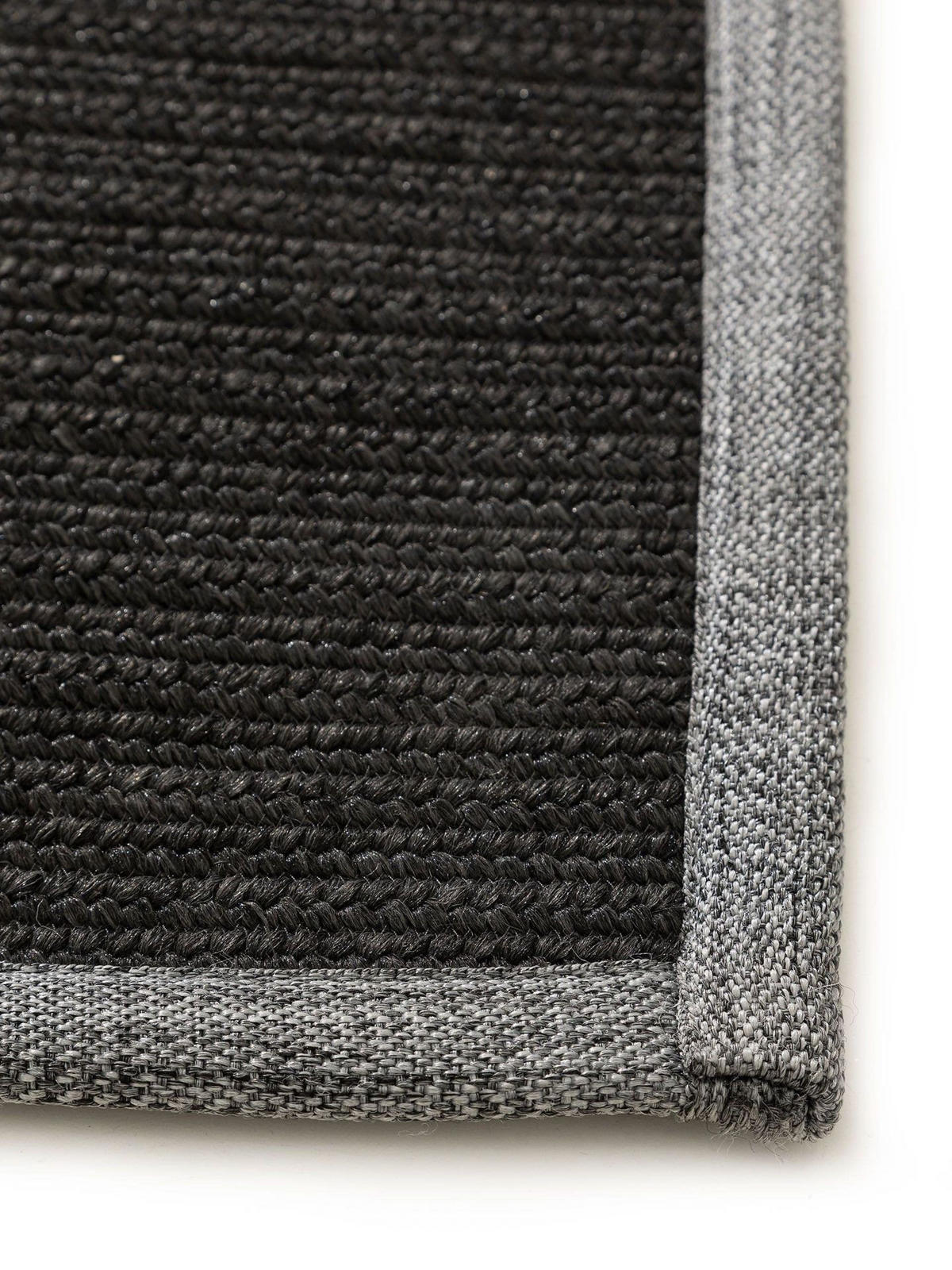 TEPPICH In- & Ou - Schwarz, Kunststoff/Textil (160/1cm) - KUNSTLOFT