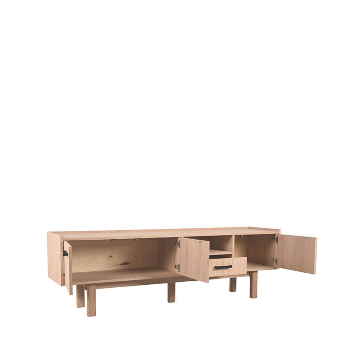 TV-MÖBEL Cali Beige 45/190/60 cm - Beige, Holz (190/60/45cm) - LABEL51