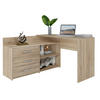 ECKSCHREIBTISCH DANY EICHE SONOMA - Sonoma Eiche, Holzwerkstoff (50/120/76cm) - CDF