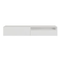 TV-HÄNGEBOARD Veldio Weiß mit offenem Fach 175 cm - Weiß, Holzwerkstoff (175/28.5/31.6cm) - Selsey