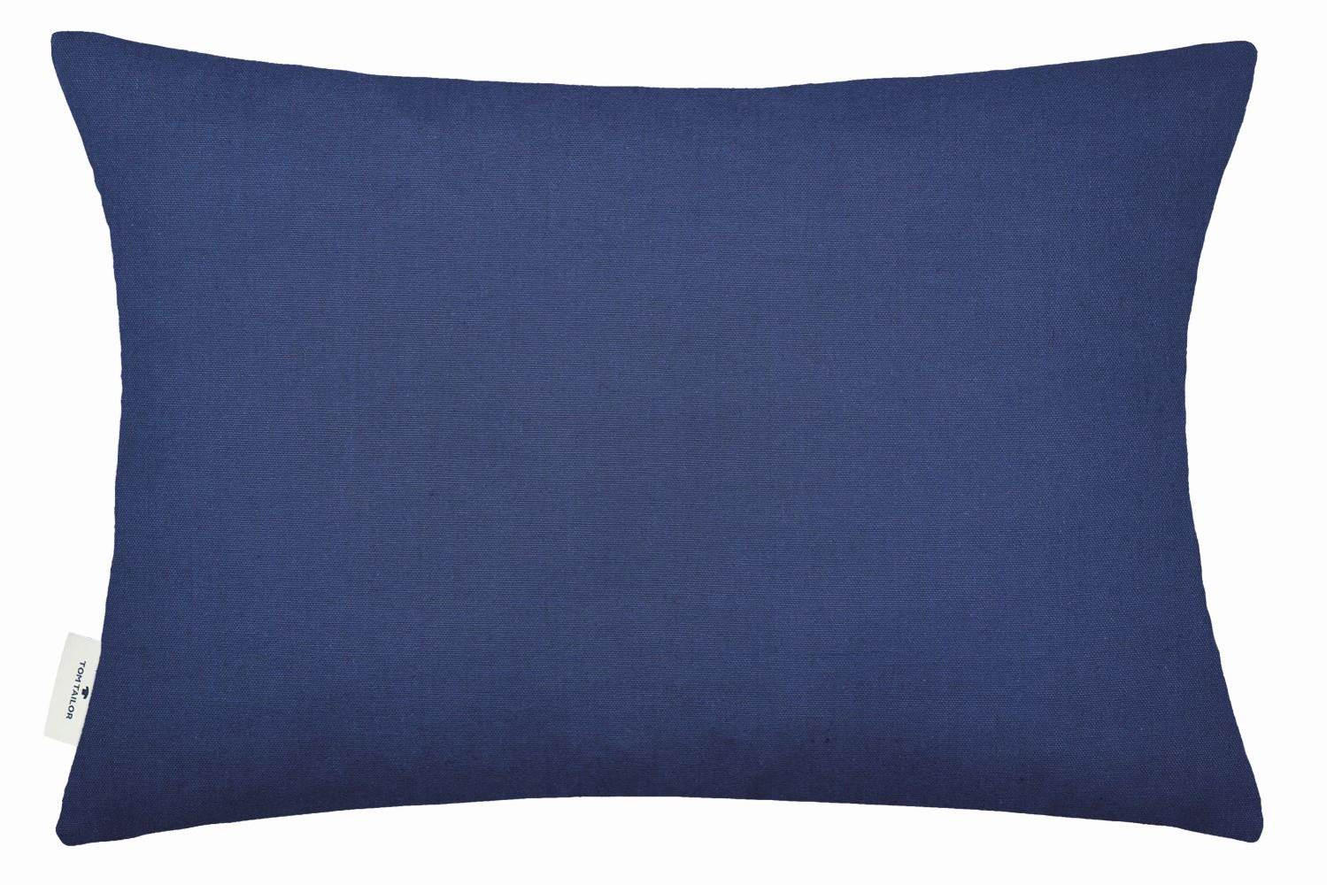 ZIERKISSENHÜLLE Zig Zag Lines blau 40x60cm - Blau, Textil (40/60cm) - Tom Tailor