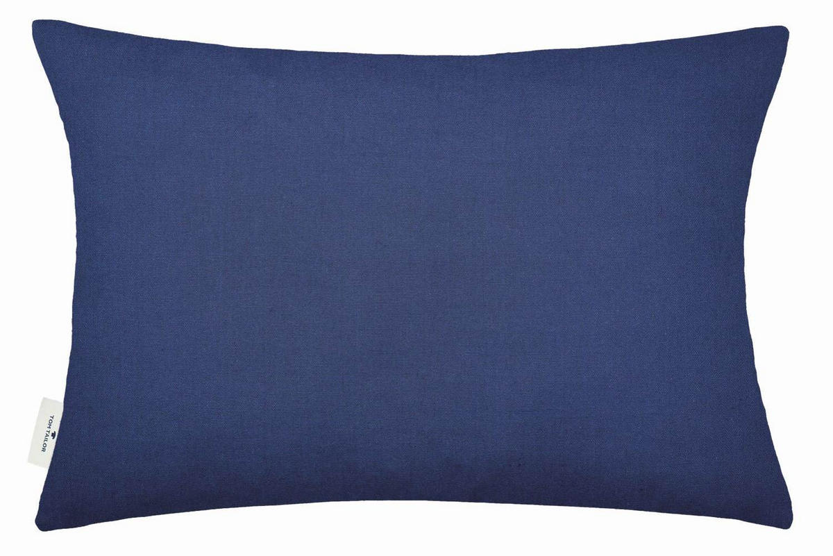 ZIERKISSENHÜLLE Zig Zag Lines blau 40x60cm - Blau, Textil (40/60cm) - Tom Tailor