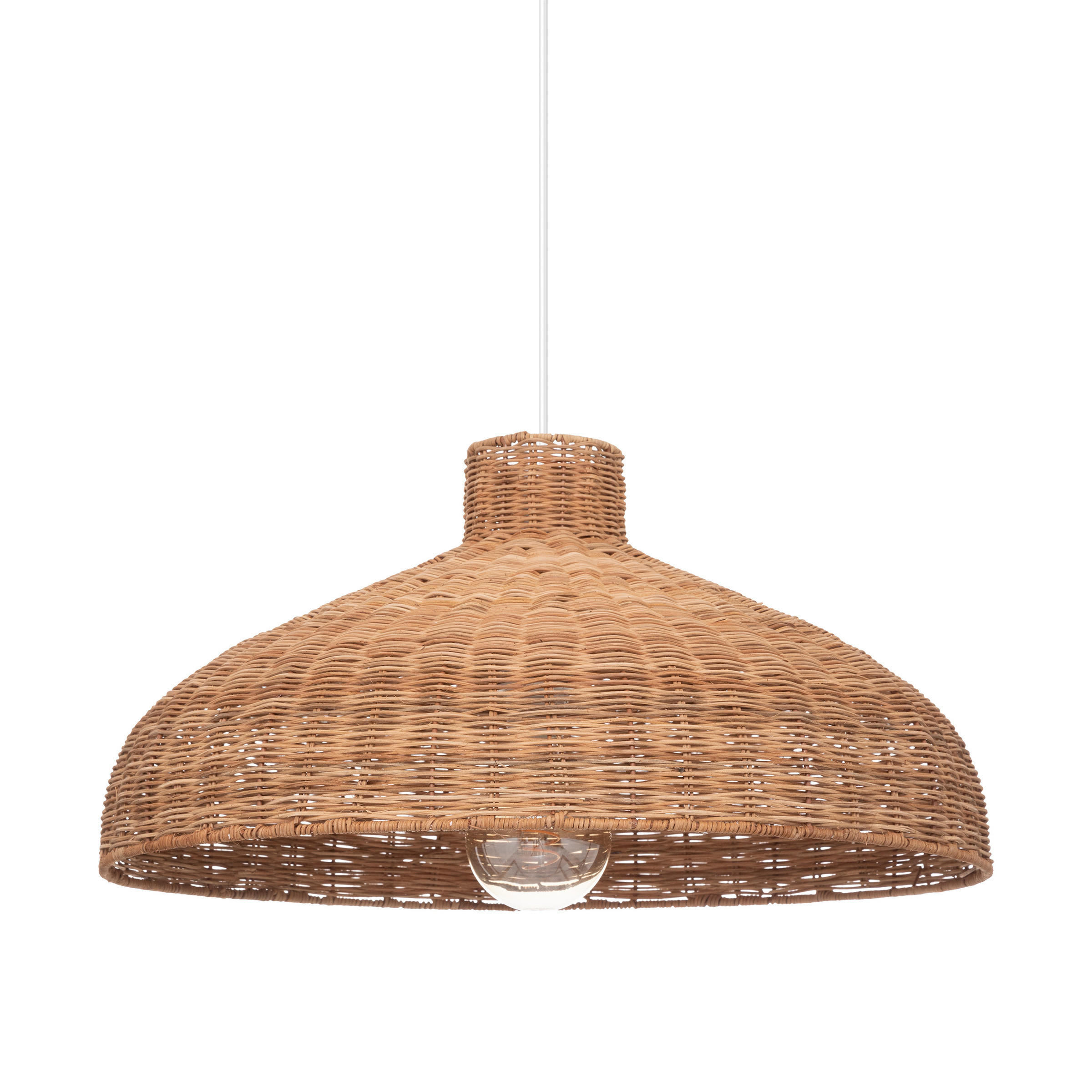 HÄNGELAMPE Origanes Ø 58 cm - Braun, Naturmaterialien (58/58/29cm) - Atmosphera Createur d´interieur