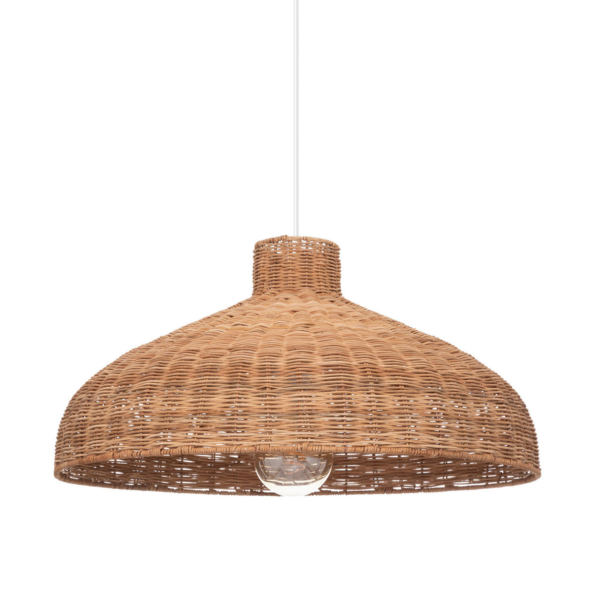 HÄNGELAMPE Origanes Ø 58 cm - Braun, Naturmaterialien (58/58/29cm) - Atmosphera Createur d´interieur