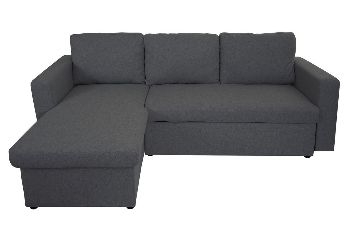 SCHLAFSOFA Anthrazit - Anthrazit, Textil (220/152cm) - MCW