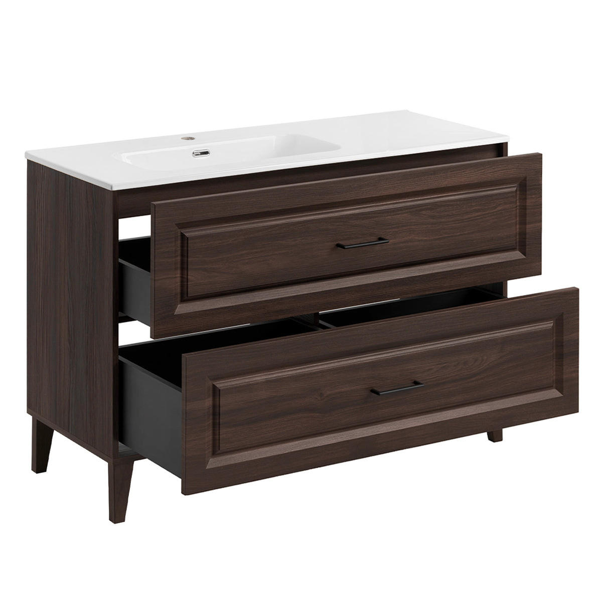 UMÝVADLO 120cm Moka Drevo - hnedá, kompozitné drevo (120/82/46cm) - Petits-meubles