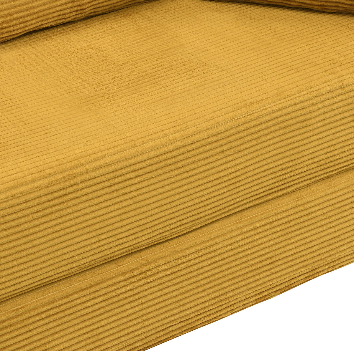SOFA-BETT klappbar 173 x 176 cm Gelb - Gelb, Kunststoff (176/40/173cm) - Meubliv