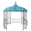 PERGOLA CABRERA Türkis - Türkis, Metall (296/330/293cm) - MCW
