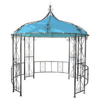 PERGOLA CABRERA Türkis - Türkis, Metall (296/330/293cm) - MCW