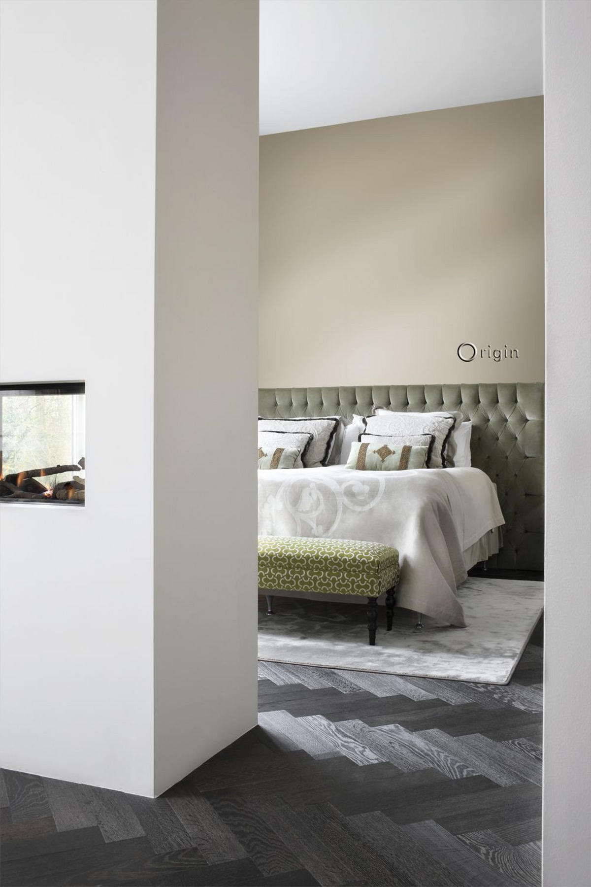 TAPETE Uni 53 cm x 10.05 m - Beige, Papier (53/1000cm) - Origin Wallcoverings