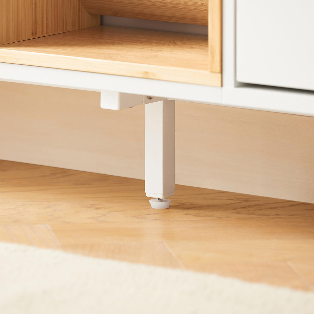 SCHUHSCHRANK Weiß-Natur - Weiß/Naturfarben, Holz/Holzwerkstoff (126/85/19cm) - SoBuy