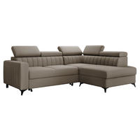 COLTAR Milano 2RRLXP, Dreapta 2R+R+LXP - bej, material textil/lemn (195/249cm) - MIRJAN24