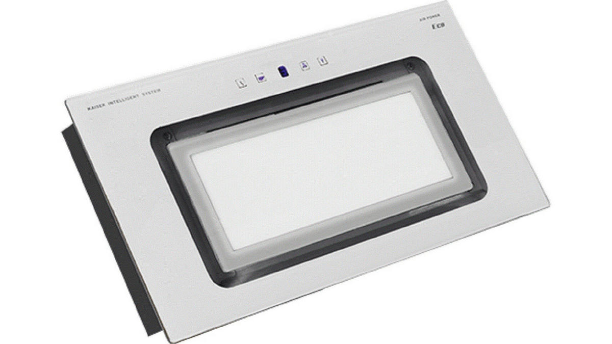 DUNSTABZUGSHAUBE EA 546 W Eco 52 cm Weißes Glas - Weiß, Glas/Metall (52/30.7/29.6cm) - Kaiser Küchengeräte