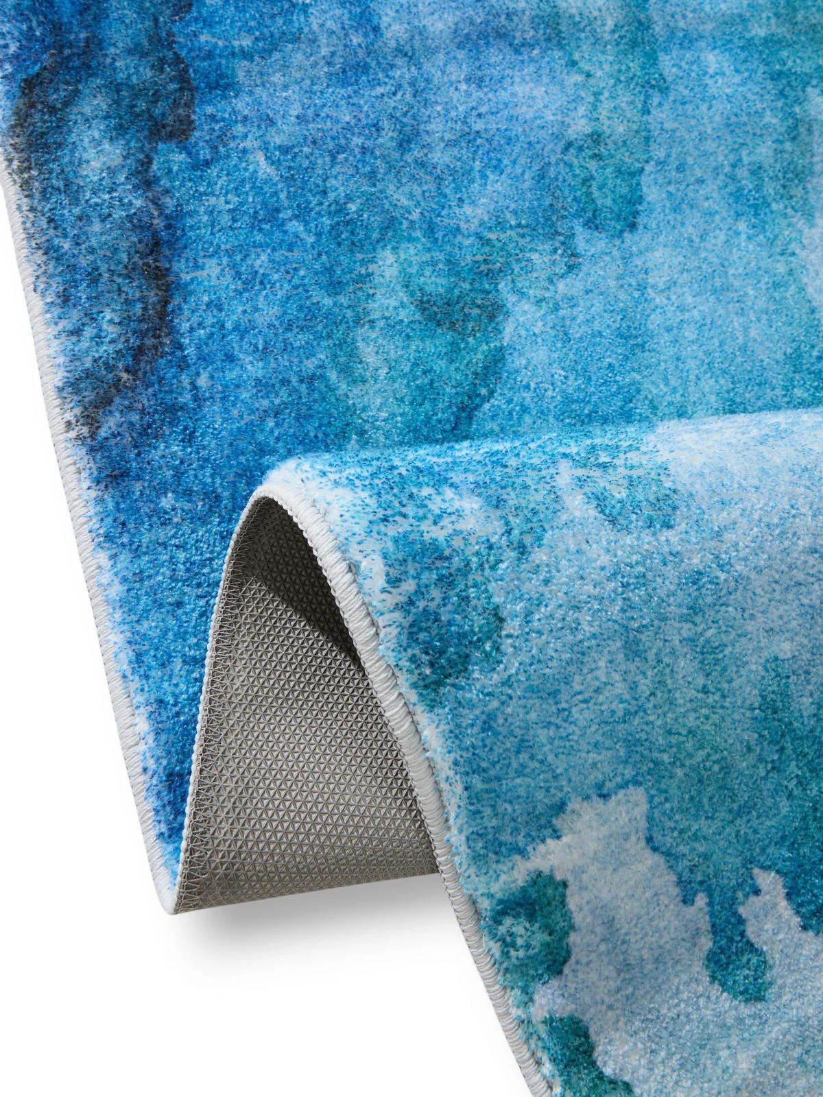 PRALNA preproga Mara modra 120x170 cm - modra, umetna masa/tekstil (120/170cm) - benuta Pop