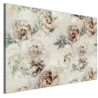 LEINWANDBILD Pfingstrosen 120x80 cm - Multicolor, Holz (120/80cm) - LUMASOUL