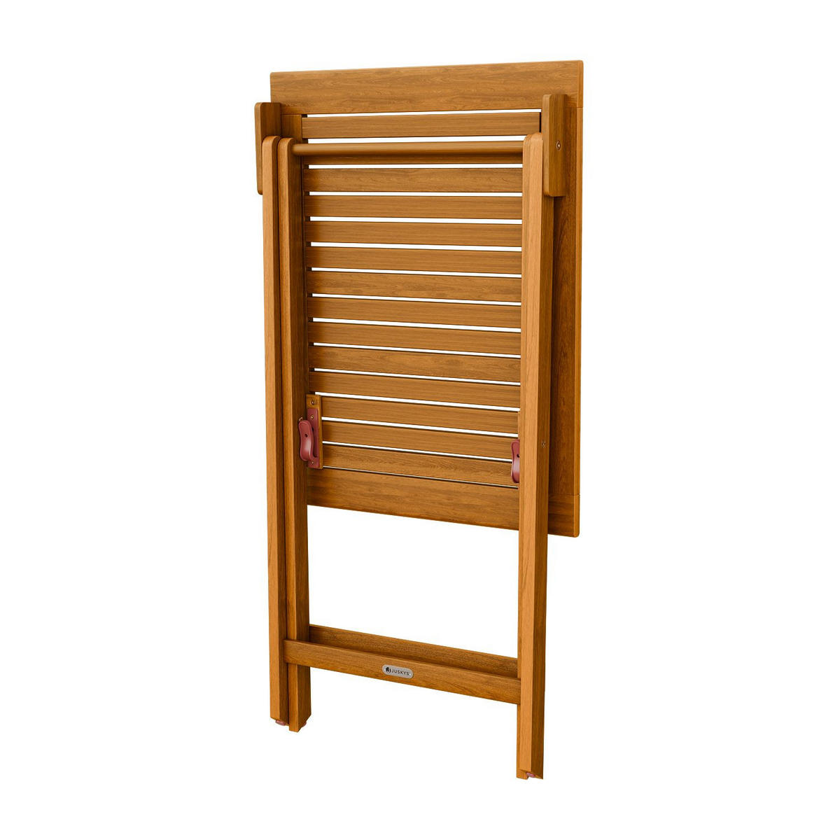 GARTENBEISTELLTISCH Zadar natur 60x58x76 cm - Naturfarben, Holz (60/58/76cm) - Juskys