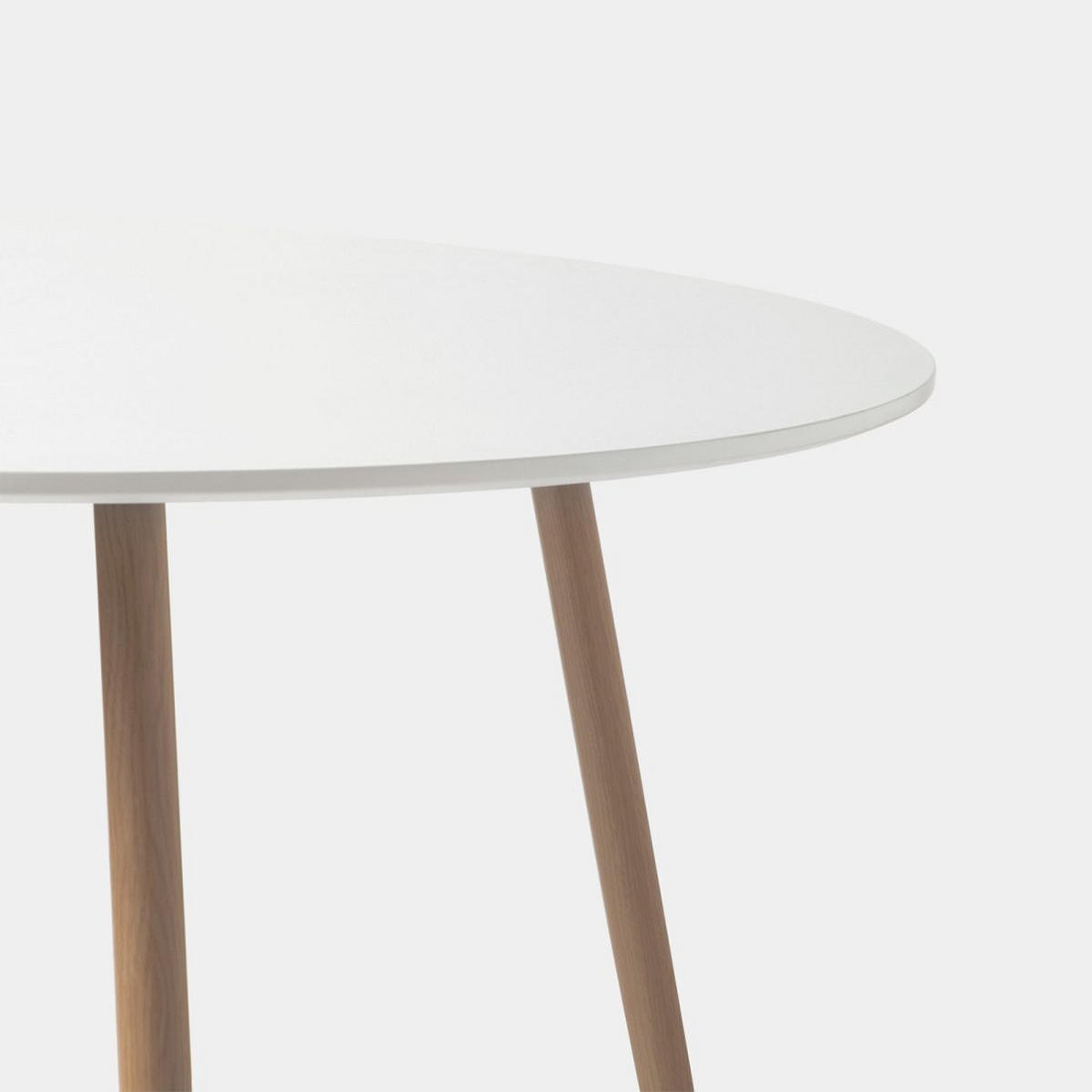 ESSTISCH Lyss Weiß 120 cm x 75 cm - Weiß, Holzwerkstoff (120/120/75cm) - Klast Home