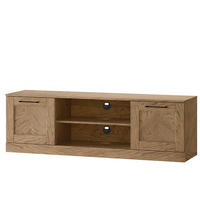 LOWBOARD Cozy Eiche Rustikal 160 / 42 / 50cm - Eichefarben/Braun, Holz/Metall (160/50/42cm) - Feldmann-Wohnen