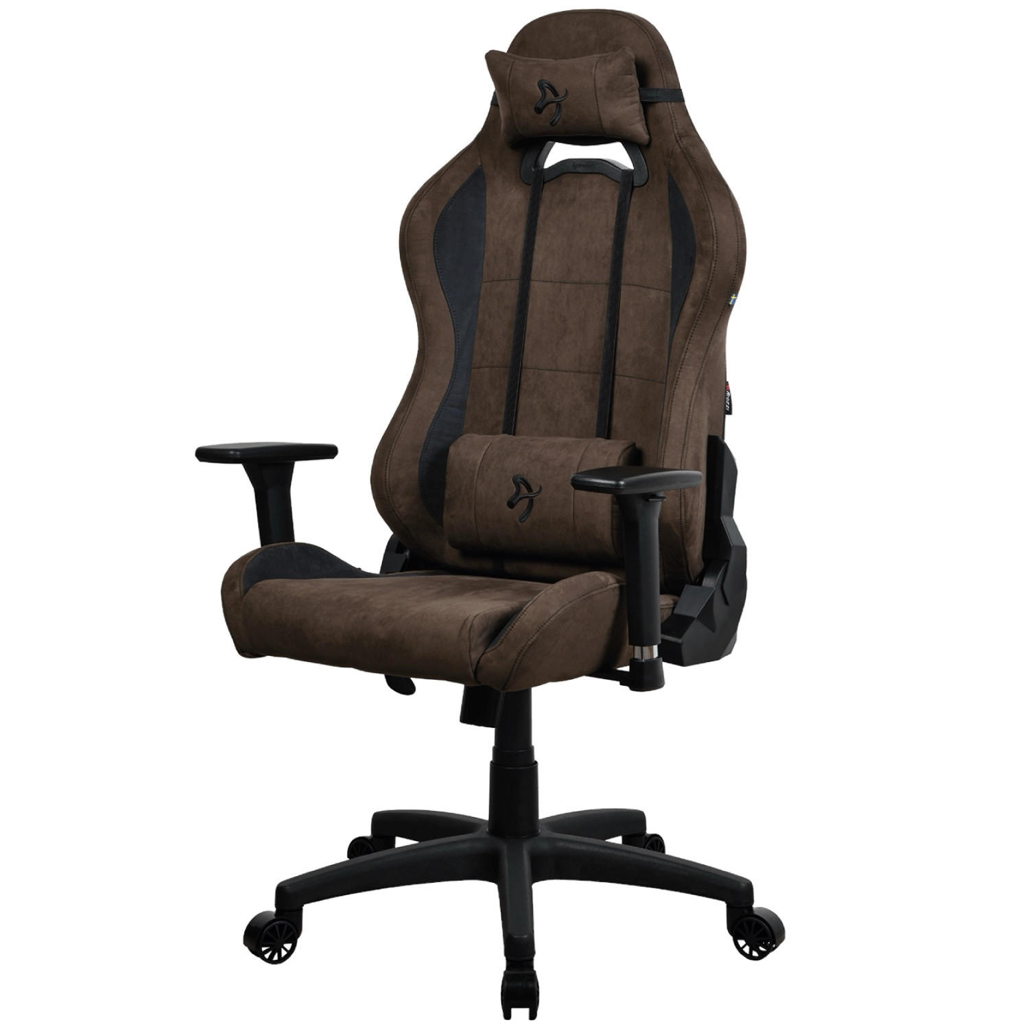 GAMINGSTUHL Torretta Supersoft™ Braun - Schwarz/Braun, Kunststoff/Textil (70/135/50cm) - Arozzi