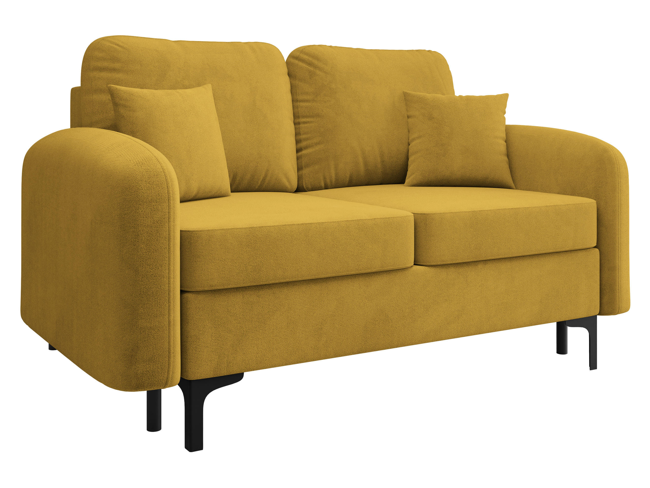 SCHLAFSOFA Venice Small - Schwarz/Braun, Holz/Textil (157/96/94cm) - MIRJAN24