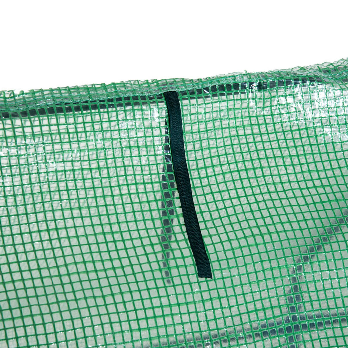 GEWÄCHSHAUS 270/90/90 cm Grün aus Stahl mit aufrollbaren Fenstern - Grün, Metall (90/90/270cm) - OKMYHOME