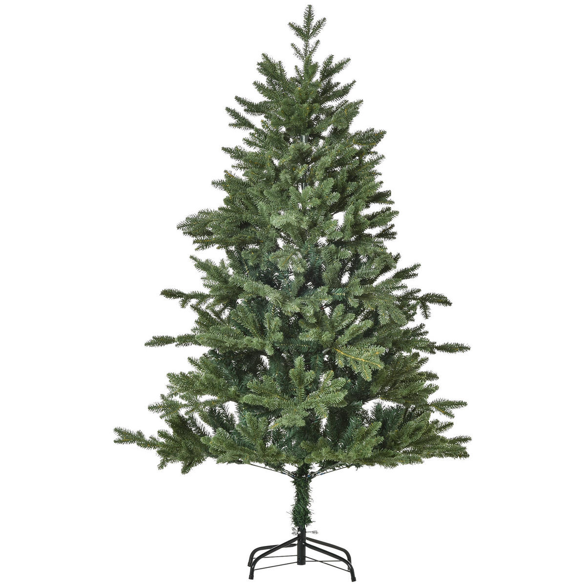 WEIHNACHTSBAUM DE-41568 150 cm, 444 Spitzen, flammhemmend - Grün, Kunststoff (150cm) - ComfortXL